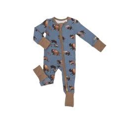 Bison 2-Way Zipper Romper