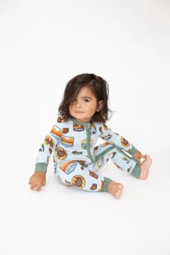 National Parks Patches Southeastern 2-Way Zipper Romper -Baby Product Shop 126F3NPS F23 LIFESTYLE 2