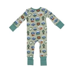 National Parks Patches West 2-Way Zipper Romper -Baby Product Shop 126F3NPW V2