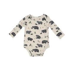 Black Bear Long Sleeve Bodysuit