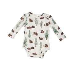 Brown Bears Thermal Long Sleeve Bodysuit