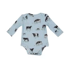 Black Cows Long Sleeve Bodysuit