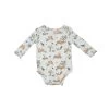 Baby Foxes Blue Long Sleeve Bodysuit -Baby Product Shop 147F3FOB