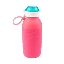 Pink Squeasy Silicone Pouch -Baby Product Shop 16oz Pink 1