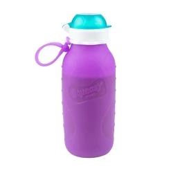 Purple Squeasy Silicone Pouch -Baby Product Shop 16oz Purple 1