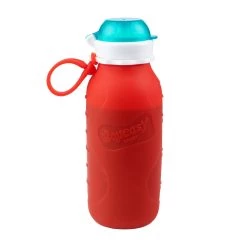 Red Squeasy Silicone Pouch -Baby Product Shop 16oz Red 1
