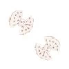 2PK Baby Shab Clips: Oatmeal / Taupe Dot -Baby Product Shop 2pk baby shab clips oatmeal taupe dot baby bling bows no points lil tulips 29845138767990