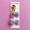 2PK Tulle Baby Fab Hair Clips: Light Orchid Dot -Baby Product Shop 2pk tulle baby fab hair clips light orchid dot baby bling bows headbands lil tulips 30963333857398