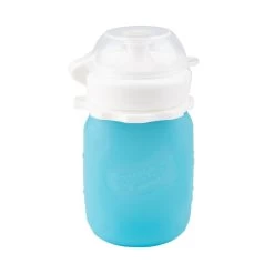 Blue Squeasy Silicone Pouch -Baby Product Shop 3.5oz Blue 3