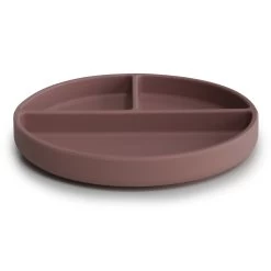 Mushie Divided Silicone Suction Plate (Cloudy Mauve) -Baby Product Shop 4 Silicone plate sideview Cloud mauvecopy 1200x 006fa40d e225 478c b463 95fcadb071db