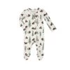 Brown Bears Thermal 2-Way Zipper Footie -Baby Product Shop 651F3BRB