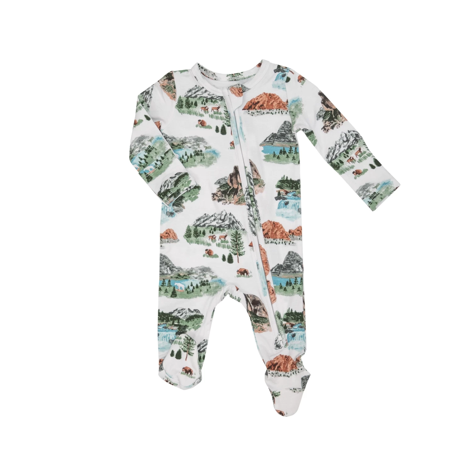 National Parks 2-Way Zipper Footie 3 National Parks 2-Way Zipper Footie