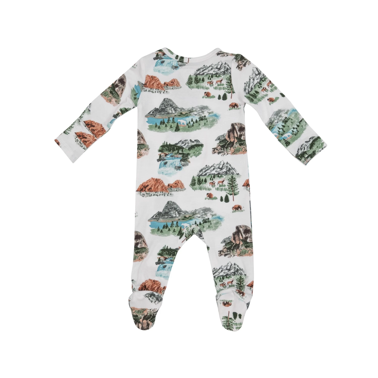 National Parks 2-Way Zipper Footie 4 National Parks 2-Way Zipper Footie - Image 2