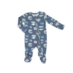 National Parks Patches New England 2-Way Zipper Footie