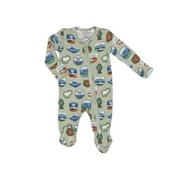 National Parks Patches West 2-Way Zipper Footie