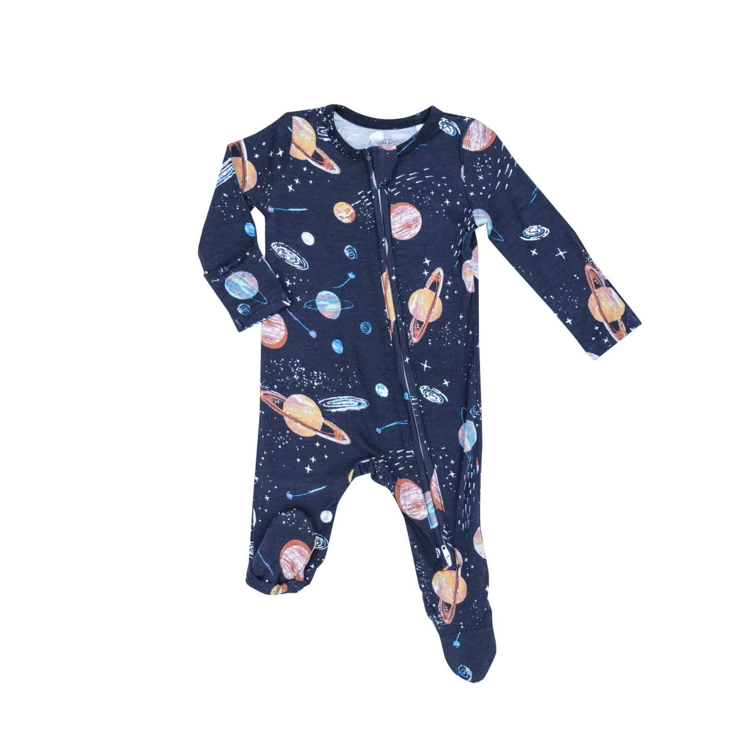 Solar System 2-Way Zipper Footie 3 Solar System 2-Way Zipper Footie