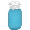 Blue Squeasy Silicone Pouch -Baby Product Shop 6ozClearBlueSqueasySnacker 1