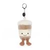 JELLYCAT Amuseable Coffee-To-Go Bag Charm -Baby Product Shop ACOF4BC Amuseable Coffee To Go Bag Charm 1