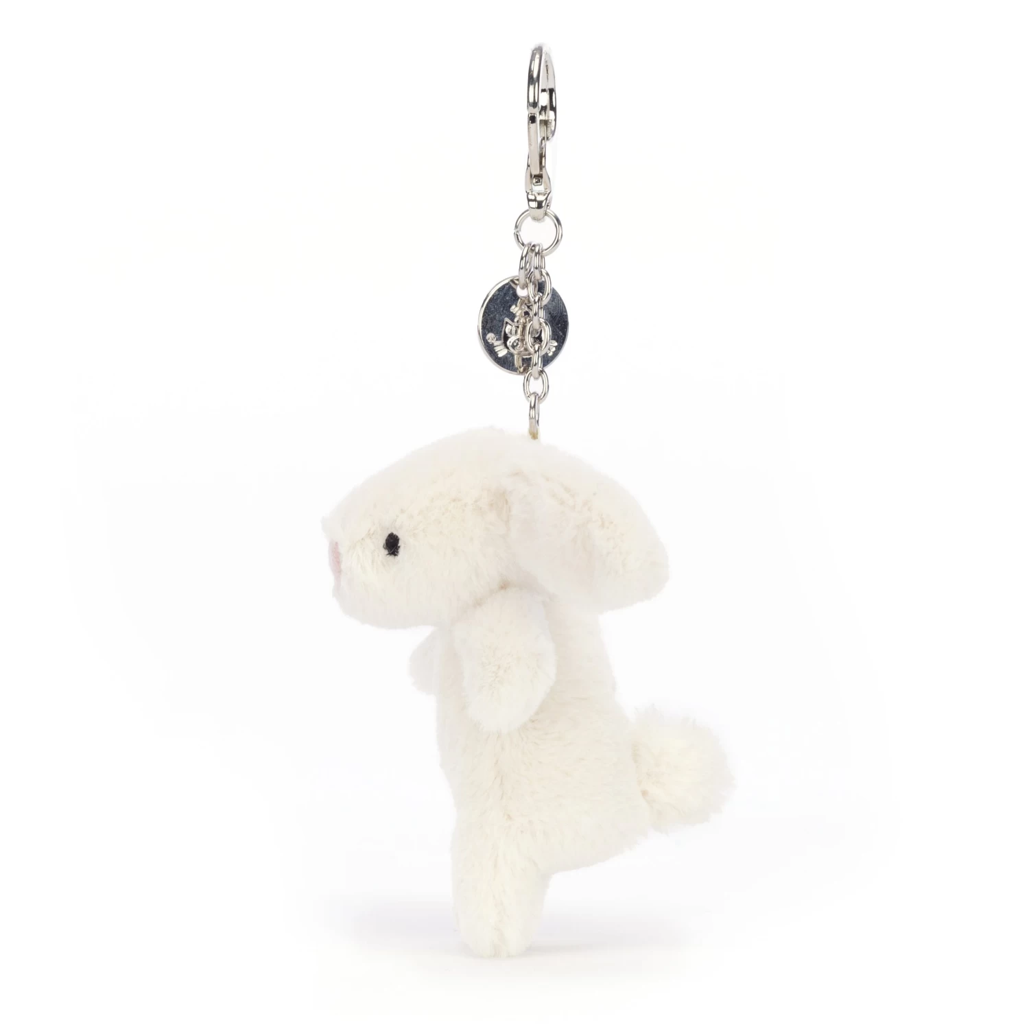 JELLYCAT Bashful Bunny Cream Bag Charm 4 JELLYCAT Bashful Bunny Cream Bag Charm - Image 2