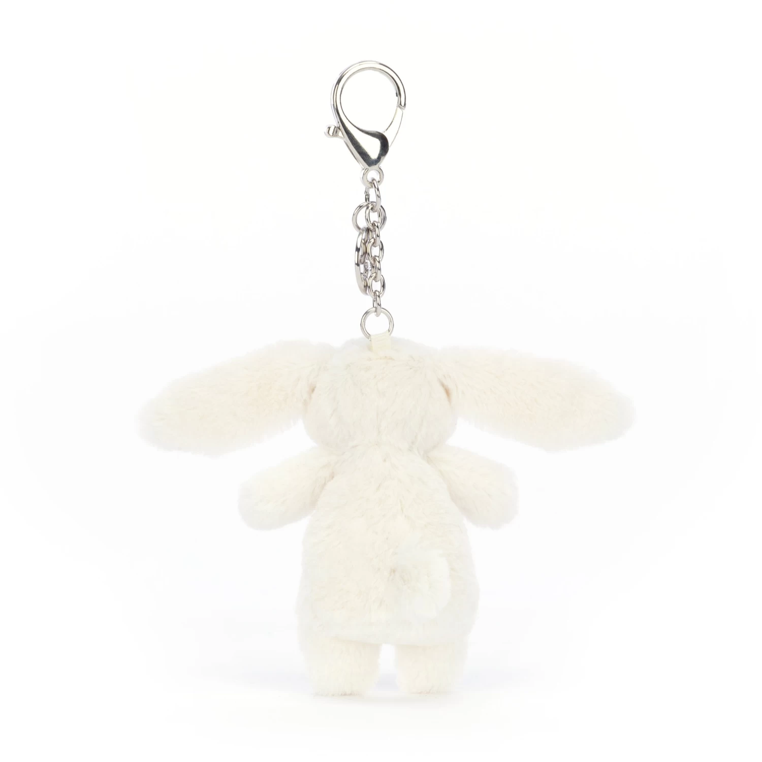 JELLYCAT Bashful Bunny Cream Bag Charm 6 JELLYCAT Bashful Bunny Cream Bag Charm - Image 4
