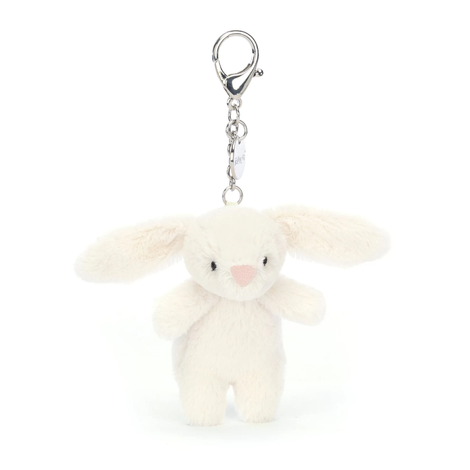 JELLYCAT Bashful Bunny Cream Bag Charm 7 JELLYCAT Bashful Bunny Cream Bag Charm - Image 5