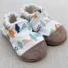 Birds On A Line Organic Slippers -Baby Product Shop BirdsOnLine2