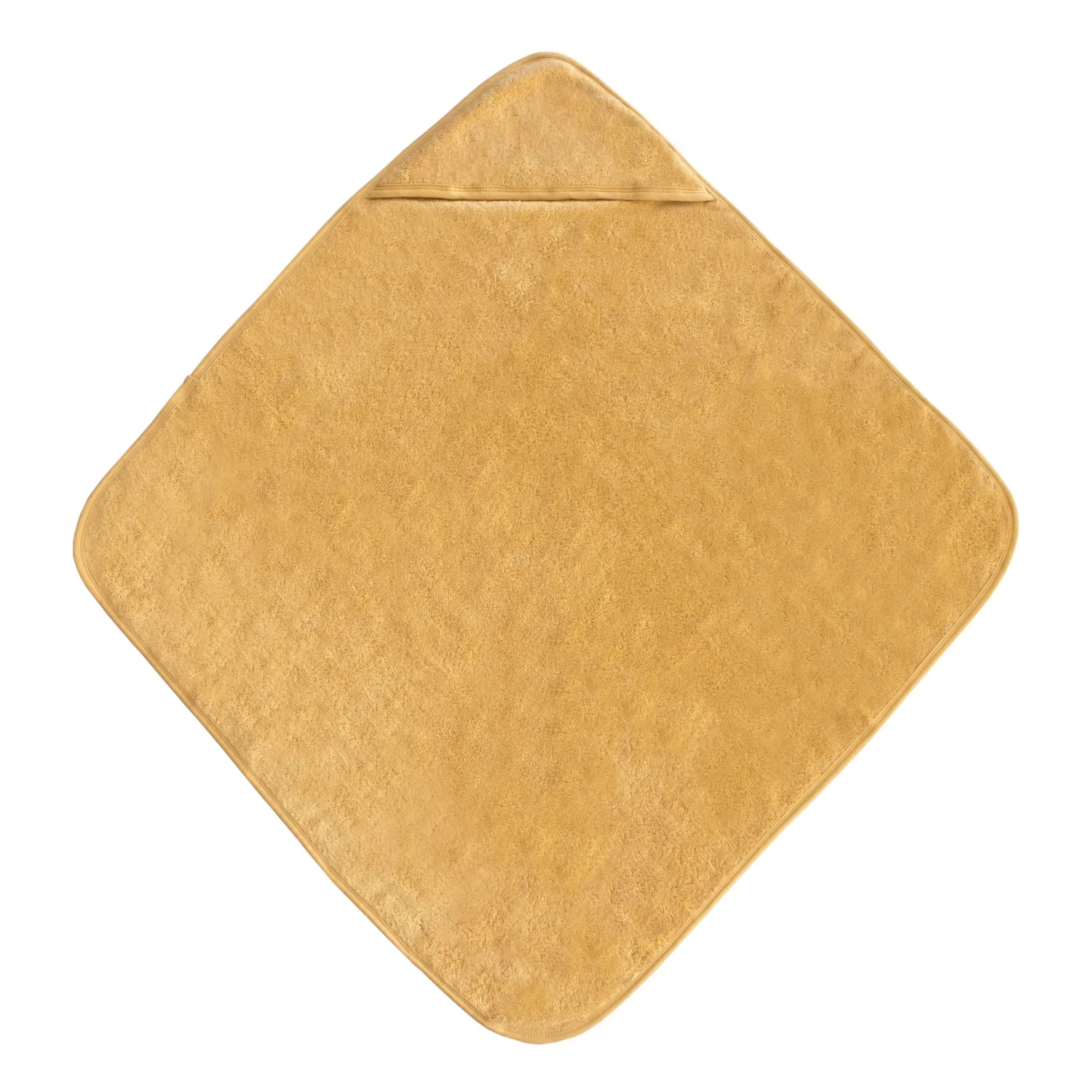 Mushie Organic Cotton Baby Hooded Towel (Fall Yellow) 4 Mushie Organic Cotton Baby Hooded Towel (Fall Yellow) - Image 2