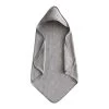 Mushie Organic Cotton Baby Hooded Towel (Gray)