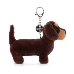 JELLYCAT Otto Sausage Dog Bag Charm -Baby Product Shop OT4BCSD Otto Sausage Dog Bag Charm 2