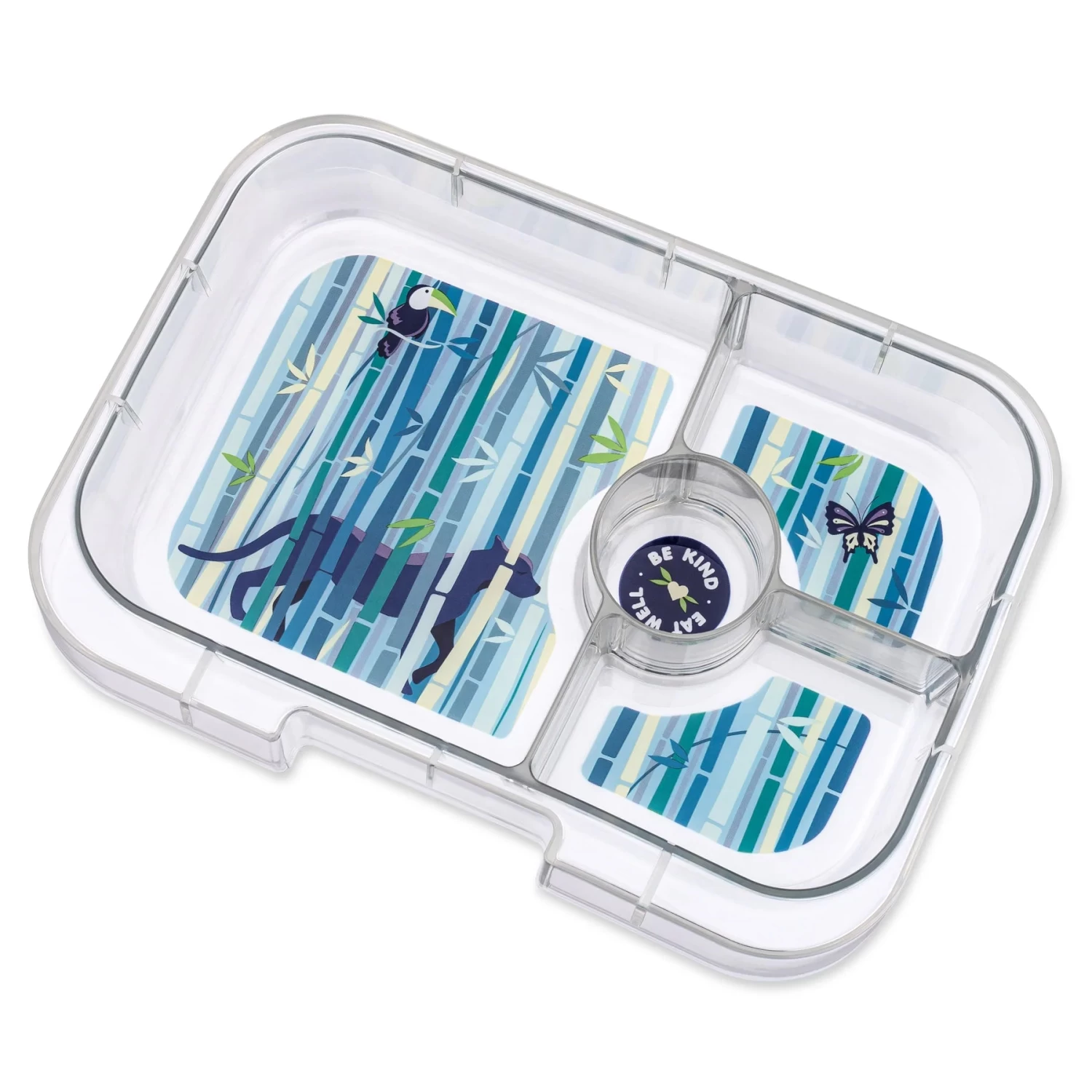 Tropical Aqua 4 Compartment Sandwich Bento Box 7 Tropical Aqua 4 Compartment Sandwich Bento Box - Image 5