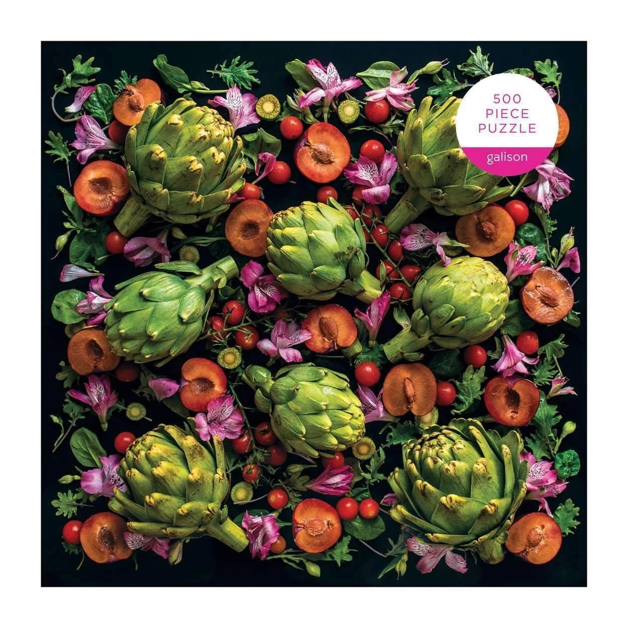 Chronicle Books Artichoke Floral 500 Piece Puzzle 4 Chronicle Books Artichoke Floral 500 Piece Puzzle - Image 2