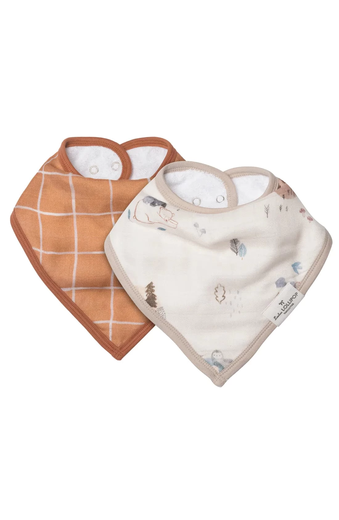 Bandana Bib Set - Cozy Forest