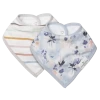 Bandana Bib Set - Ink Floral -Baby Product Shop bandana bib set ink floral loulou lollipop lil tulips 29968933027958