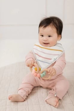 Bandana Bib Set - Ink Floral -Baby Product Shop bandana bib set ink floral loulou lollipop lil tulips 29968933486710