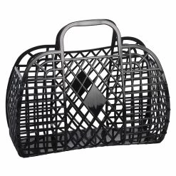 Black Retro Jelly Basket - Large
