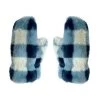Blue Furry Checked Mittens 1 Blue Furry Checked Mittens -Baby Product Shop blue furry checked mittens 3 6 years rockahula kids lil tulips 30897133944950