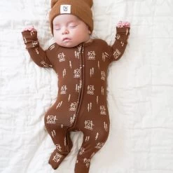 Cabin In Woods Zip Romper -Baby Product Shop cabin in woods zip romper brave little ones lil tulips 29981118988406