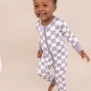 Check It Out - Lavender Footless Zip Romper -Baby Product Shop check it out lavender footless zip romper bird bean baby toddler clothing lil tulips 30888852914294