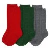 Christmas Cable Knit Knee High Socks 3-Pack -Baby Product Shop christmas cable knit knee high socks 3 pack little stocking company lil tulips 30949013684342
