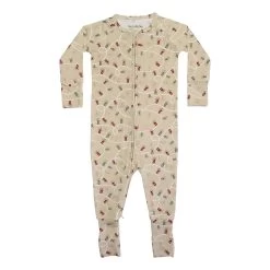 Christmas Lights Zip Romper