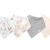 Coral Bandana Bibs -Baby Product Shop coral 2 bandana bibs copper pearl lil tulips 28541428564086