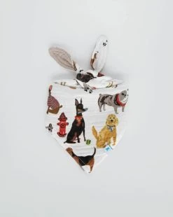 Little Unicorn Cotton Muslin Reversible Bandana Bib Woof 2