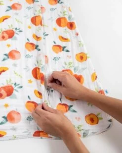 Little Unicorn Cotton Muslin Sleep Bag - Georgia Peach -Baby Product Shop cotton muslin sleep bag georgia peach little unicorn lil tulips 29834010493046