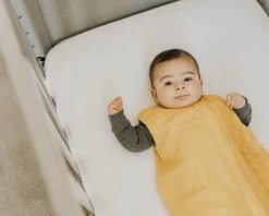 Little Unicorn Cotton Muslin Sleep Bag - Mustard -Baby Product Shop cotton muslin sleep bag mustard little unicorn lil tulips 14879517474934