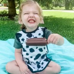 Cowhide Bapron -Baby Product Shop cowhide bapron bapronbaby lil tulips 29398306226294