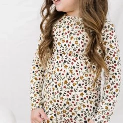 Cream Floral V2 Two-Piece Set -Baby Product Shop cream floral v2 two piece set brave little ones lil tulips 30824470675574