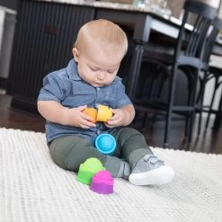 Fat Brain Toys Dimpl Stack -Baby Product Shop dimpl stack fat brain toys lil tulips 15314243125366