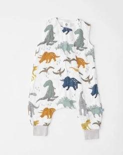 Little Unicorn Cotton Muslin Romper - Dino Friends