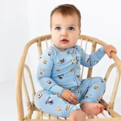 Dogs Zip Romper -Baby Product Shop dogs zip romper brave little ones lil tulips 30893677346934