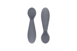 Ezpz Tiny Spoon In Gray Twin-Pack